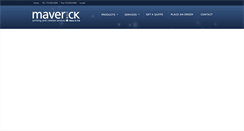 Desktop Screenshot of maverickprinting.com